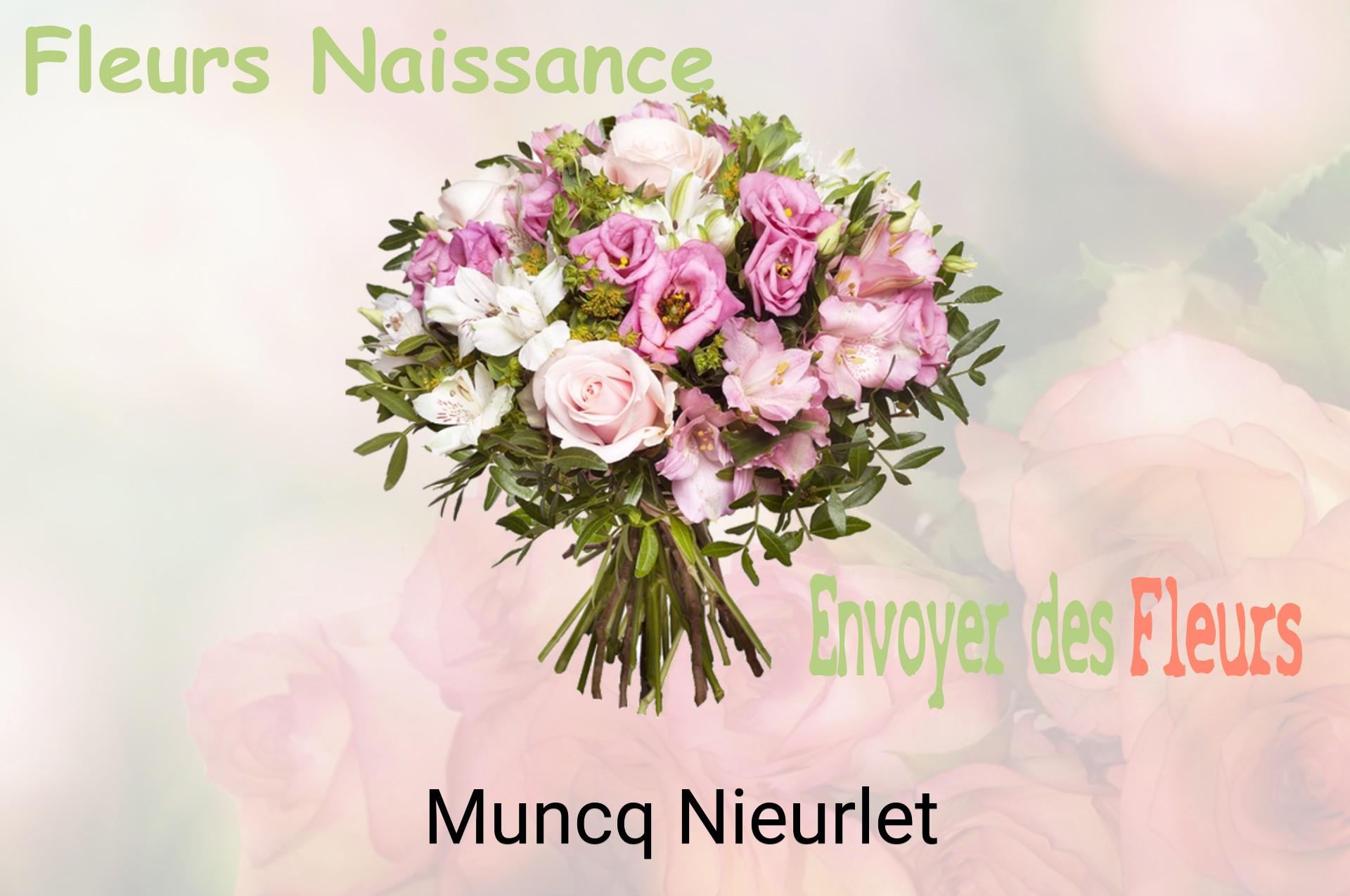 Bouquet de fleurs de naissance livré à Muncq-Nieurlet